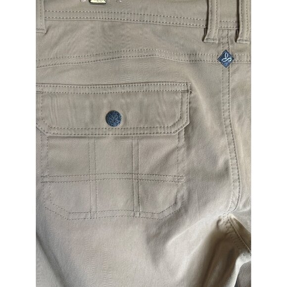prAna Pants Size 12 Tan Hiking Halle‎ Outdoor NWOT Straight Low Rise Stretch - Picture 9 of 9